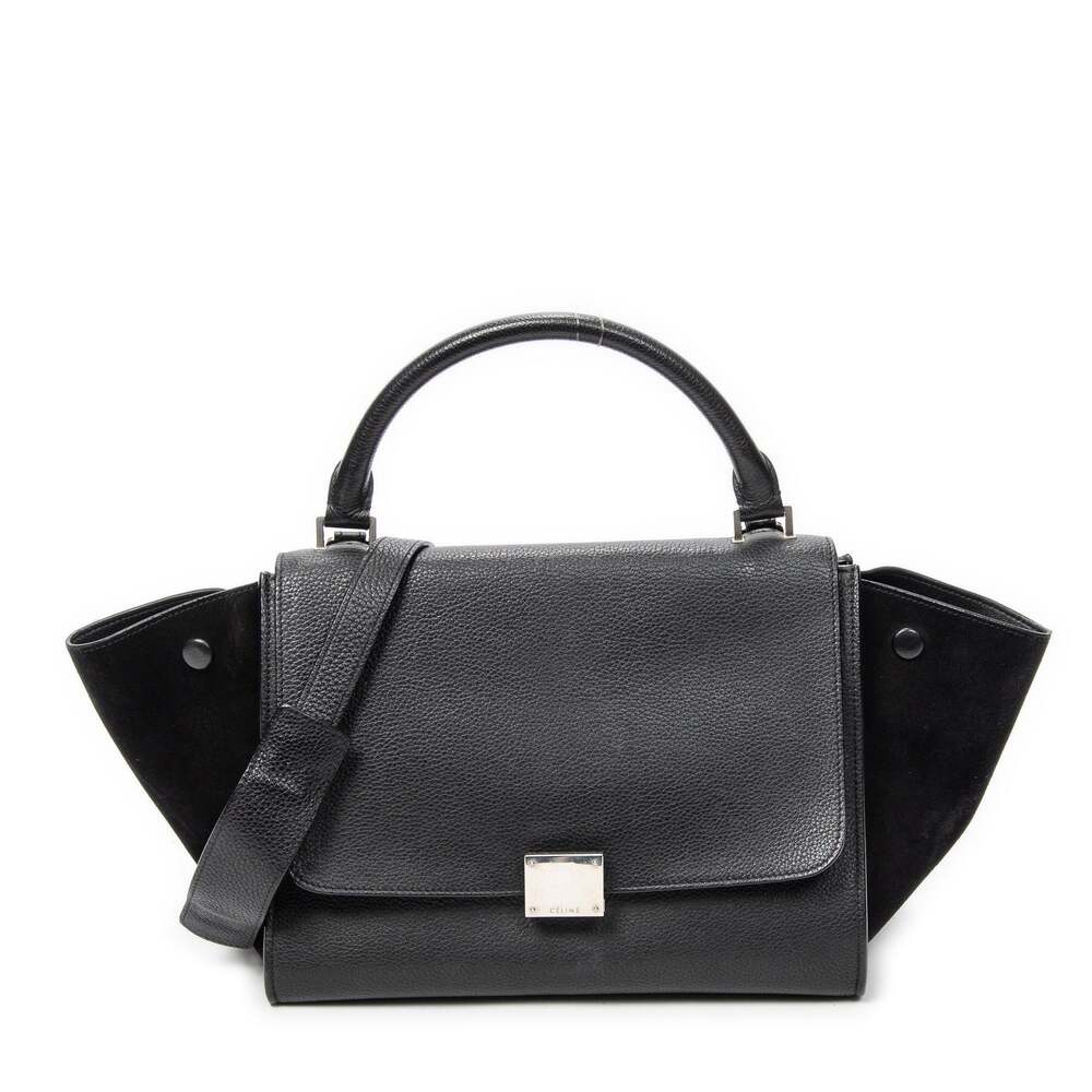 Celine Trapeze Bag Leather Small #311178C80B